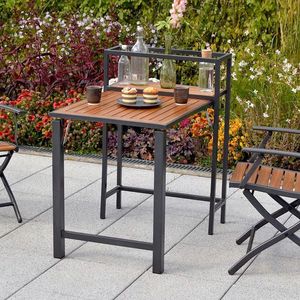 Gardenson STÔL NA BALKÓN, kov, drevo, 55/75/73 cm vyobraziť