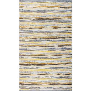 Linea Natura RUČNE TKANÝ KOBEREC, 170/230 cm, žltá, sivá vyobraziť