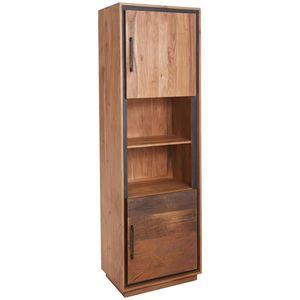 Landscape VITRÍNA, akácia, recyklované drevo, hnedá, farba akácie, tmavosivá, 60/190/40 cm vyobraziť