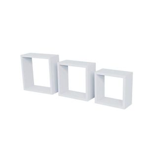 Carryhome SADA NÁSTENNÝCH REGÁLOV, biela vyobraziť