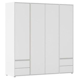 Rauch Möbel SKRIŇA S OTOČNÝMI DVERAMI, biela, 187/194/53 cm vyobraziť