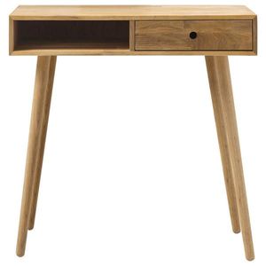 KONZOLOVÝ STOLÍK, farba duba, drevo, 80/80/35 cm vyobraziť