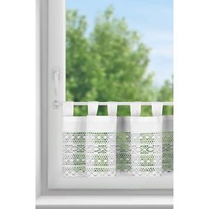 ArtFir Krátka záclona MADDELINE PU | biela 150 x 35 cm vyobraziť