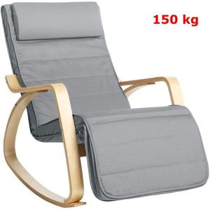 Hojdacie kreslo Luna šedé vyobraziť