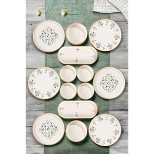 Keramická jídelní sada 14 ks nádobí ORNALY vícebarevná vyobraziť