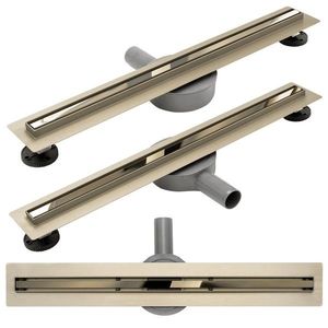 Lineárny odtokový žľab Rea Neo Slim Pro 50 cm II zlatý vyobraziť
