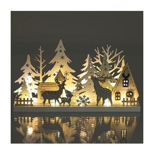 RXL 466 Zimný les 33cm 15 LED WW vyobraziť