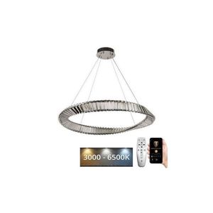LED Stmievateľný krištáľový luster na lanku LED/50W/230V + diaľkové ovládanie J6350/CH vyobraziť
