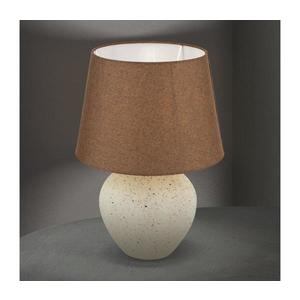 Orion LA 4-1228 - Stolná lampa MASAI 1xE27/40W/230V keramika hnedá/béžová LA 4-1228 dekor vyobraziť