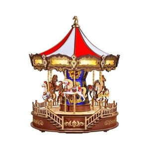 RoboTime - 3D skladačka hudobnej skrinky Klasický kolotoč 5V AMC01 vyobraziť