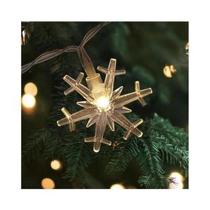 LED vianočný vonkajší reťaz 20xLED/2xAA 2, 2 m IP44 teplá biela snehové vločky 028 0000618 vyobraziť