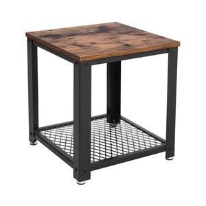 Odkladací stolík ELDUR hnedý/čierny LET41XV1 vyobraziť