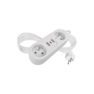 Predlžovací kábel 2 zásuvky + 2× USB-A + USB-C, dĺžka 1, 4 m P0211E vyobraziť