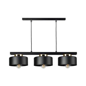 Keter Lighting Závesný luster na lanku IGNIA 3xE27/60W/230V čierna/zlatá 3397 vyobraziť