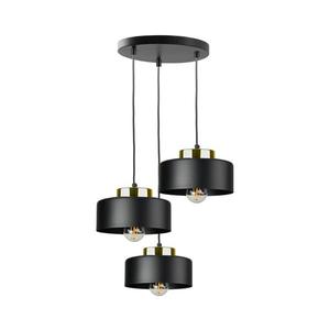 Keter Lighting Závesný luster na lankách IGNIA 3xE27/60W/230V čierna/zlatá 3398 vyobraziť
