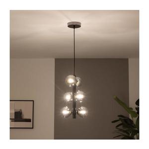 Brilagi - LED luster na lane MILLA 6xG9/3W/230V čierny chróm/dymové sklo 6010-6CS vyobraziť