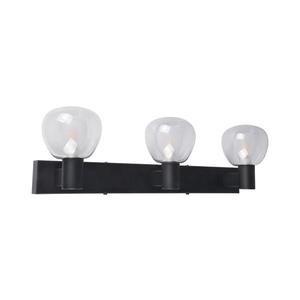 Nástenné svietidlo do kúpeľne POLA 3xG9/5W/230V IP44 čierne/číre 336033 vyobraziť