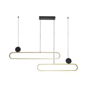 LED luster na lankách FLORENTYNA LED/48W/230V 4000K zlatá/čierna 333902 vyobraziť