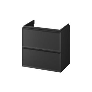 Cersanit S590-100 - Závesná kúpeľňová skrinka pod umývadlo MILLE SLIM 60x38 cm čierna S590-100 vyobraziť