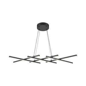 Maytoni MOD244PL-L50BK - LED luster na lanku HALO LED/40W/230V čierny MOD244PL-L50BK vyobraziť