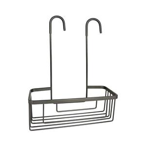 Gedy - Závesná polica do sprchy SMART 37, 5x30 cm metalická sivá 248981 vyobraziť