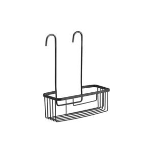 Gedy - Závesná polica do sprchy SMART 37, 5x30 cm matná čierna 248914 vyobraziť