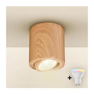 Brilagi - LED RGBW stmievateľné bodové svietidlo MIA 1xGU10/30W/230V 84x80 mm hnedé BG1034+AI0414 vyobraziť