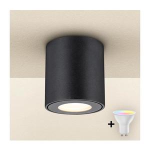 Brilagi - LED RGBW stmievateľné kúpeľňové svietidlo MIA 1xGU10/30W/230V 84x80 mm čierna IP54 BG1036+AI0414 vyobraziť