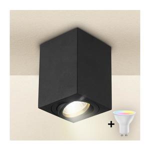 Brilagi - LED RGBW stmievateľné bodové svietidlo MIA 1xGU10/30W/230V 100x80 mm čierna BG0596+AI0414 vyobraziť
