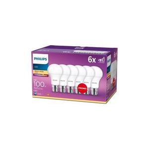 SADA 6x LED žiarovka Philips A60 B22/13W/230V 2700K 8718696586358 vyobraziť