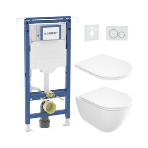 Deante Závesné WC + sedátko ROUND + tlačidlo + podomietkový modul + podložka DN0063+GB0023+GB0014 +GB0028 vyobraziť