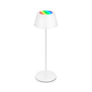 Brilo - LED RGB dotyková nabíjacia stolná lampa KIKI LED/2, 6W/5V IP44 2600 mAh biela 7466016 vyobraziť