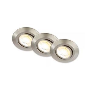 Briloner 7586032-SADA 3xLED Kúpeľňové podhľadové svietidlo KLIRA 1xLED/4, 9W/230V IP23 chróm 7586032 vyobraziť