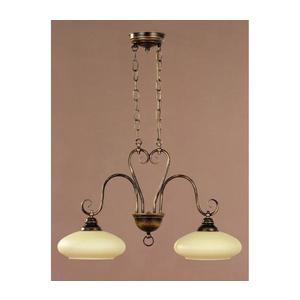 Jupiter 390 - BO-2 - Luster závesný reťaz BOLERO 2xE27/60W/230V 390 vyobraziť