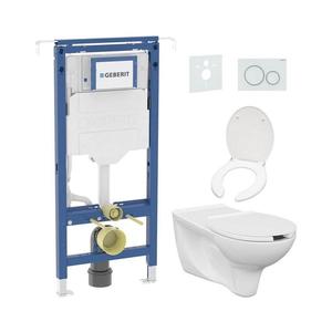 Cersanit Závesné WC + sedátko ETIUDA + tlačidlo + podomietkový modul + podložka CS0164+CS0187+GB0023+GB0014 +GB0028 vyobraziť