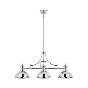 Jupiter 1789 - PT3 - Luster na tyči PLATINO 3xE27/60W/230V strieborná 1789 vyobraziť