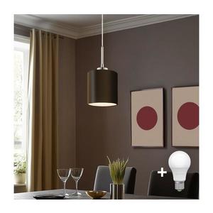 Eglo - LED Luster na lanku TUNJA 1xE27/60W/230V hnedá 1xEG32515+1xEG32496 vyobraziť