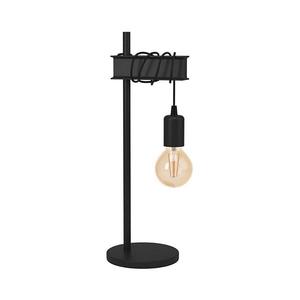 Eglo 43714 - Stolová lampa TOWNSHEND 1xE27/10W/230V čierna 43714 vyobraziť