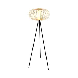 Briloner 1759011 - Stojacia lampa 1xE27/10W/230V bambus/čierna 1759011 vyobraziť