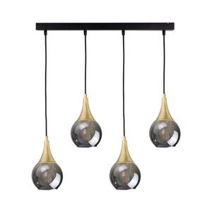 Keter Lighting Luster na lanku LACRIMA SMOKY 4xE27/60W/230V 2132 vyobraziť