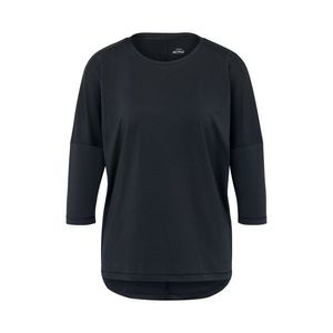 3/4 športové tričko, čierne vyobraziť