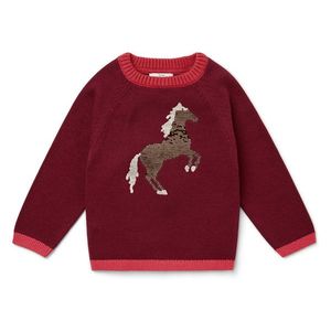 Detský pletený pulóver vyobraziť