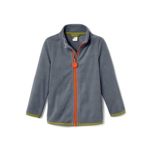 Detská flísová mikina, modrá vyobraziť