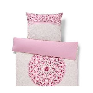 Posteľná bielizeň renforcé, mandala, ružová, štandardná veľkosť vyobraziť