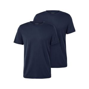 Tričká s merino vlnou, 2 ks, modré vyobraziť