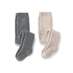 Detské termopančuchy, 2 páry, melírované vyobraziť