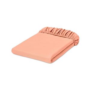 Napínacie prestieradlo z perkálu, marhuľové, štandardná veľkosť vyobraziť