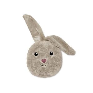 Plyšový vankúš v tvare zajačika vyobraziť