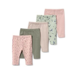 Detské trojštvrťové legínsy, 5 ks, čučoriedka vyobraziť