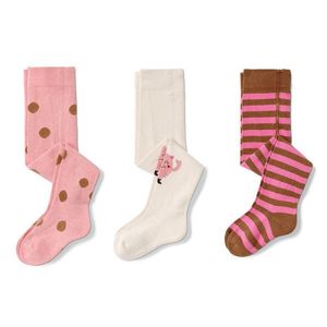 Pančuchové nohavice, 3 ks, ružové vyobraziť